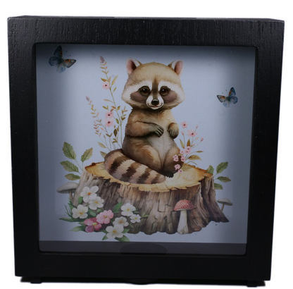 FOREST FRIENDS  RACCOON - SHADOW MONEY BOX