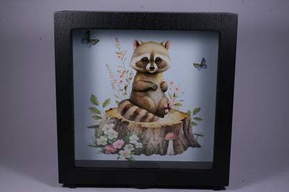 FOREST FRIENDS  RACCOON - SHADOW MONEY BOX