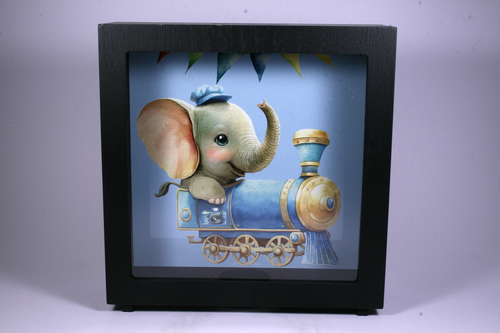 ELEPHANT TRAIN EXPLORER - SHADOW MONEY BOX