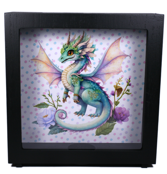 SHADOW MONEY BOX | FAIRY DRAGON - GREEN