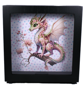 Money Box - Fairy Dragon - Pink (Printed Finished)