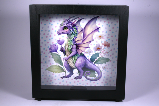 SHADOW MONEY BOX | FAIRY DRAGON - PURPLE