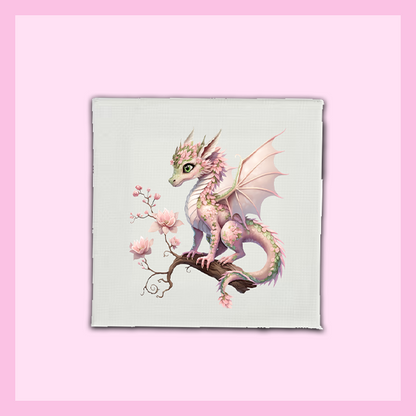 Wall Art Canvas 6"x6" - SMALL | FAIRY DRAGON COLLECTION