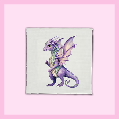 Wall Art Canvas 6"x6" - SMALL | FAIRY DRAGON COLLECTION