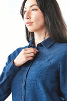 SXW-1W Women's Dockyard Long Sleeve Twill Shirt