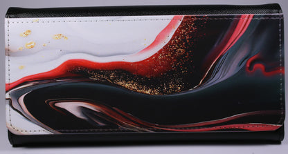 PURSE/WALLET PU LEATHER - BLACK - Select Design