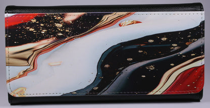PURSE/WALLET PU LEATHER - BLACK - Select Design
