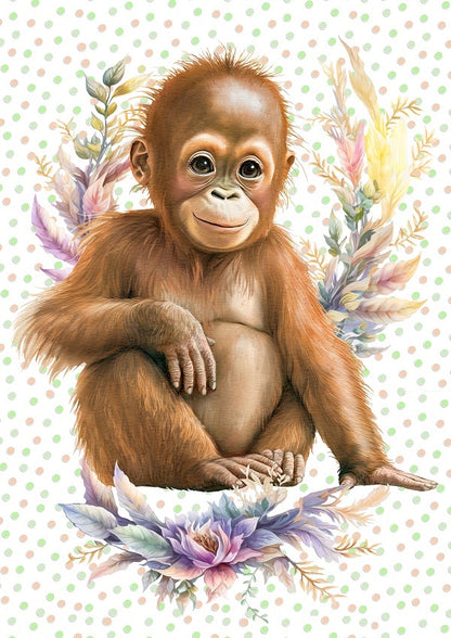 Wall Art Metal - A4 Size | JUNGLE COLLECTION
