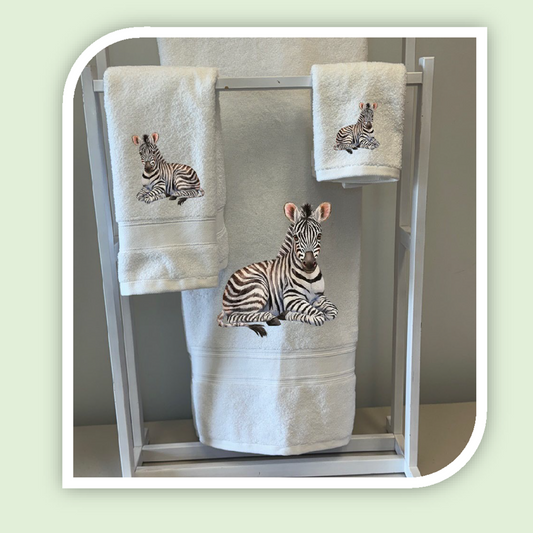 ZEBRA TOWEL SETS (3 PIECE)| JUNGLE