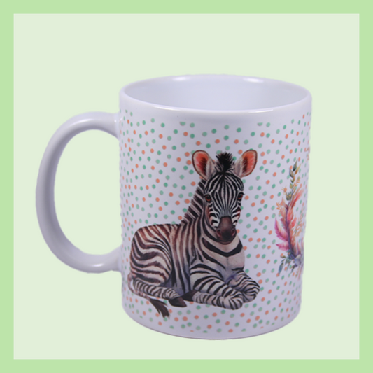 ZEBRA MUG | JUNGLE COLLECTION