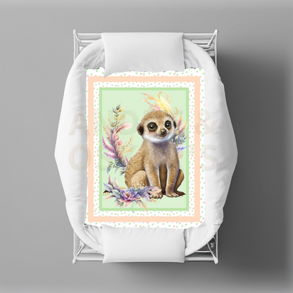 LIMITED EDITION - Bassinet Quilts - JUNGLE ANIMALS (9 Designs)