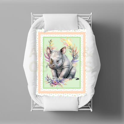 LIMITED EDITION - Bassinet Quilts - JUNGLE ANIMALS (9 Designs)