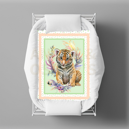 LIMITED EDITION - Bassinet Quilts - JUNGLE ANIMALS (9 Designs)