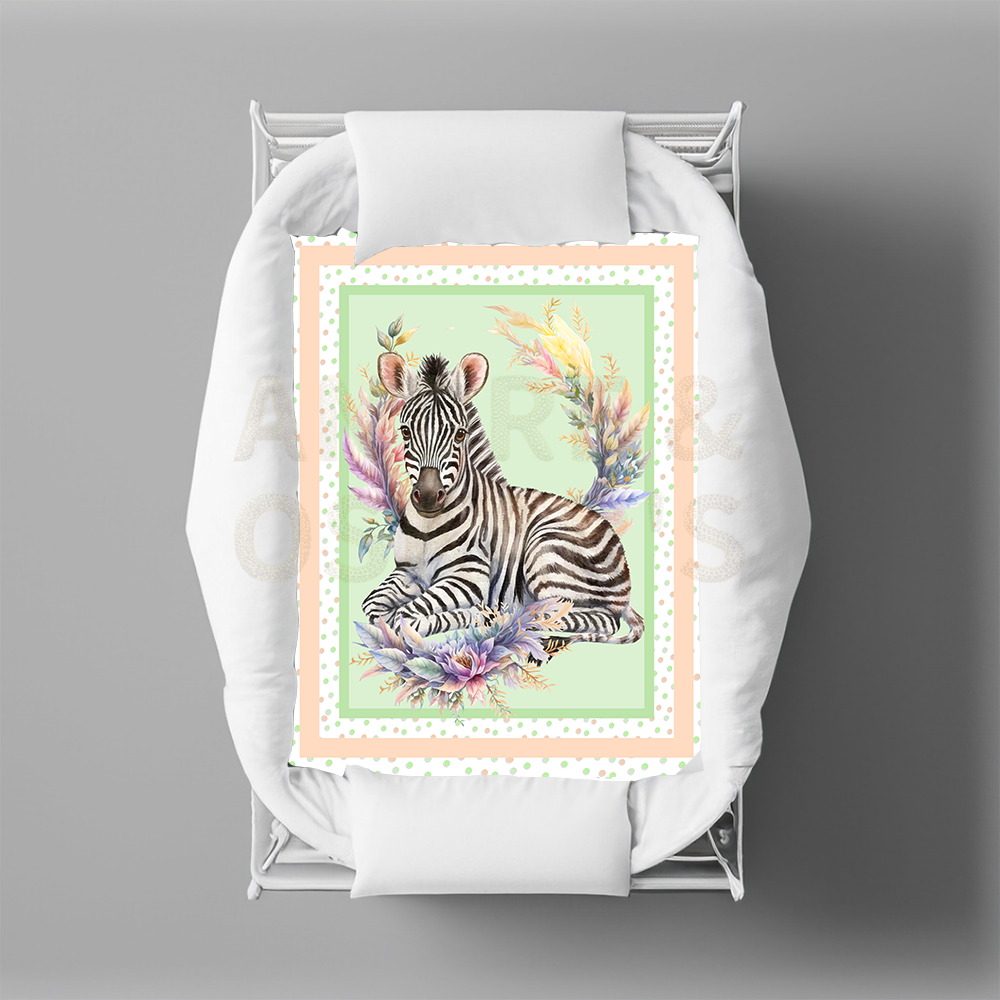 LIMITED EDITION - Bassinet Quilts - JUNGLE ANIMALS (9 Designs)