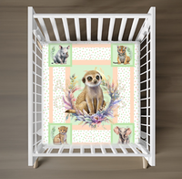 A&O - WILD ANIMALS - Cot Quilts - LIMITED EDITION