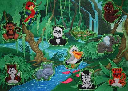 JUNGLE WATER - ADVENTURE - Medium (60x40cm)