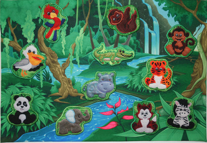 JUNGLE WATER - ADVENTURE - Medium (60x40cm)
