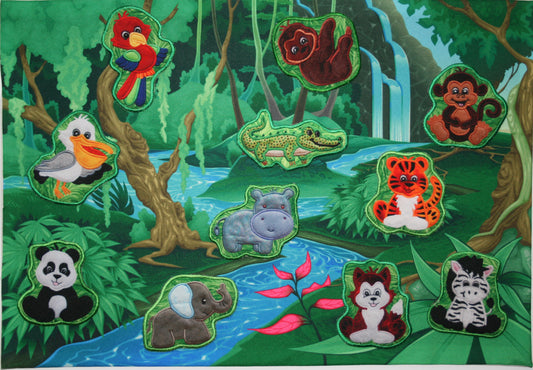 JUNGLE WATER - ADVENTURE - Medium (60x40cm)