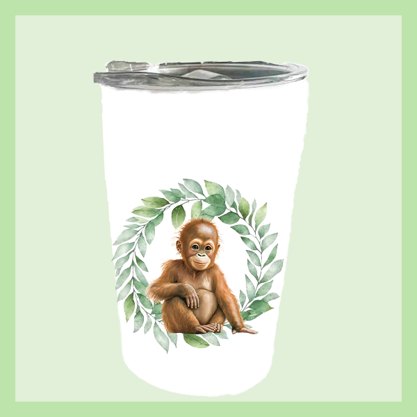 Junior Drink Cup Green Wreath | JUNGLE COLLECTION