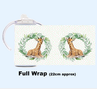 CUSTOMIZE IT - Sippy Cup - JUNGLE ANIMALS