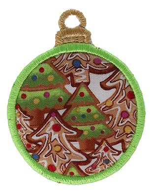 SMALL - Bauble - Gingerbread Trees