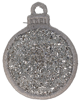 SMALL - Tinsel Baubles - Assorted Colours