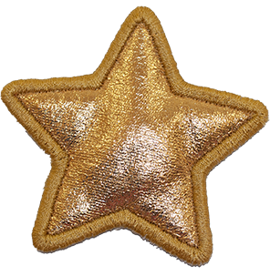 SMALL - Star - Gold Sparkle