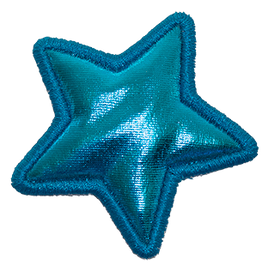SMALL - Star - Blue Sparkle
