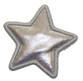 SMALL - Star - Silver Sparkle