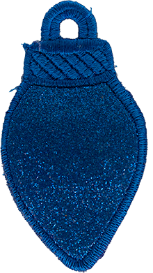 LARGE - Glitter Light Bulbs - Select Colour