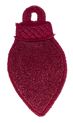 LARGE - Glitter Light Bulbs - Select Colour