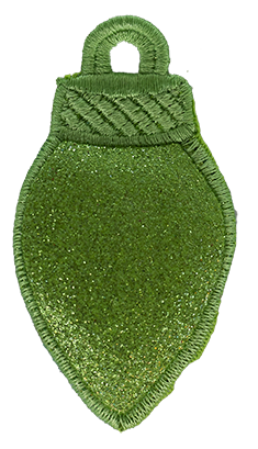 LARGE - Glitter Light Bulbs - Select Colour
