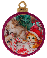 LARGE BAUBLE - ALL OVER CATS