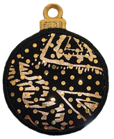 LARGE Baubles - Black & Gold - Limited Edition - 14 Assorted Designs