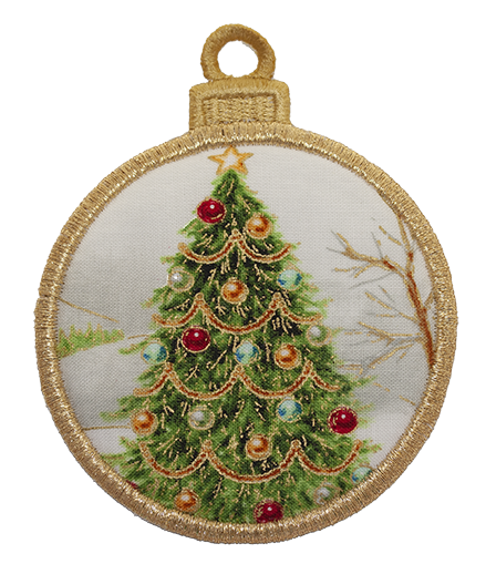 LARGE BAUBLE - Vintage Christmas (7 Designs in this set)