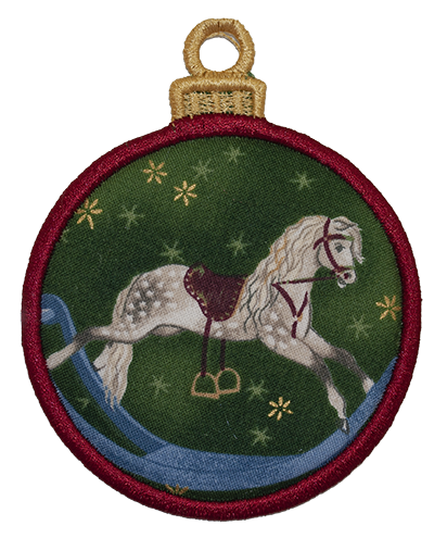 LARGE BAUBLE - Rocking Horses