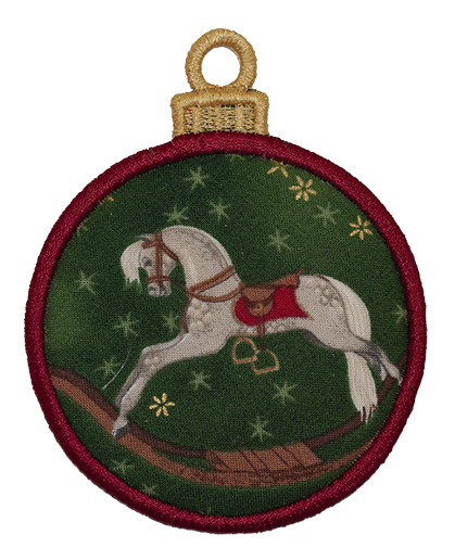 LARGE BAUBLE - Rocking Horses