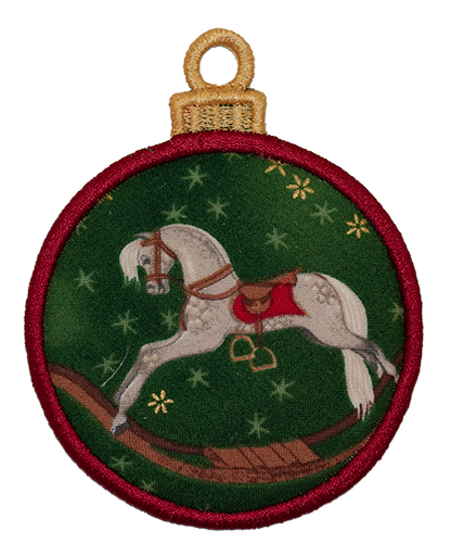 LARGE BAUBLE - Rocking Horses