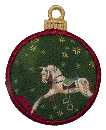 LARGE BAUBLE - Rocking Horses