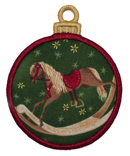LARGE BAUBLE - Rocking Horses