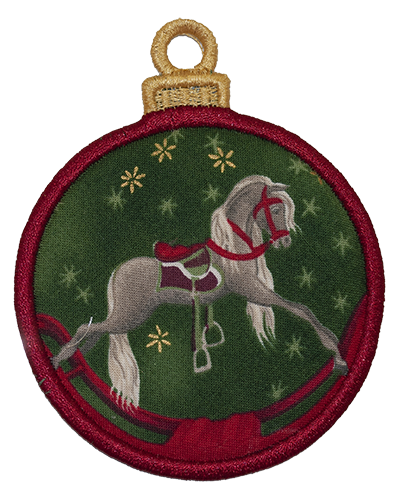 LARGE BAUBLE - Rocking Horses