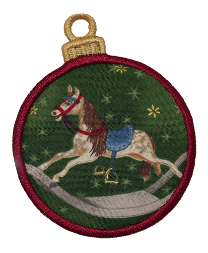LARGE BAUBLE - Rocking Horses