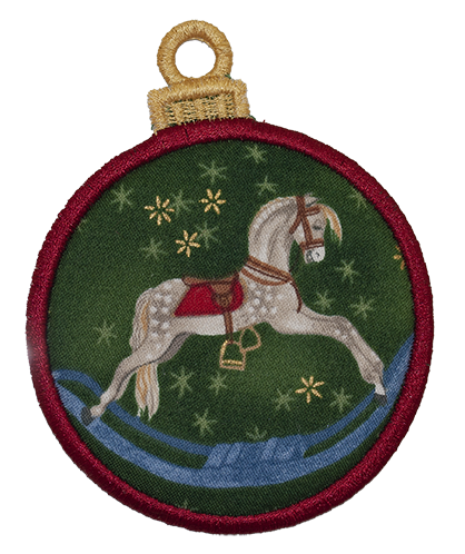 LARGE BAUBLE - Rocking Horses