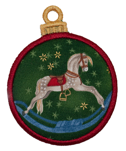 LARGE BAUBLE - Rocking Horses