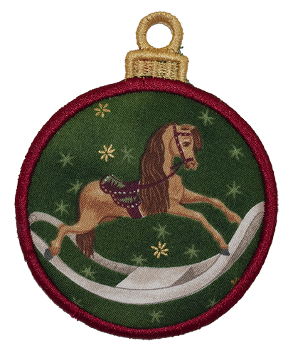 LARGE BAUBLE - Rocking Horses
