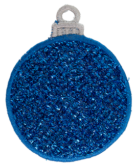 LARGE - Tinsel Baubles - Assorted Colours