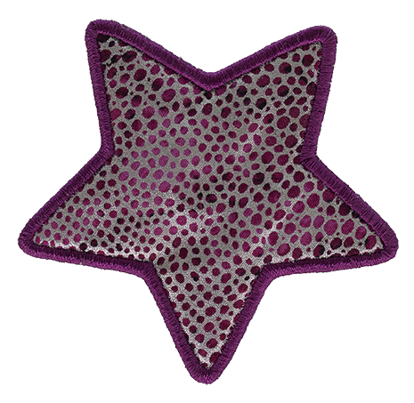 LARGE - Star - Pink Dotty