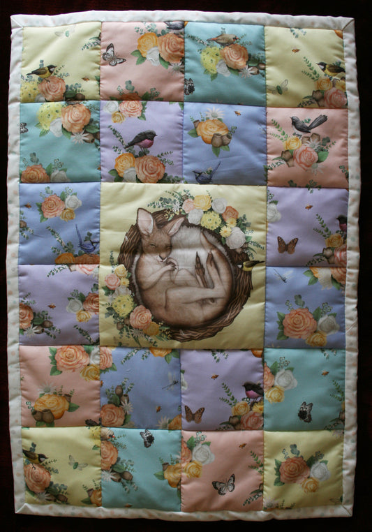 BASSINET QUILT - Sleeping Baby - Kangaroo