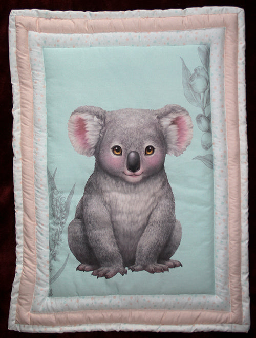 BASSINET QUILT - Australiana - Koala Large