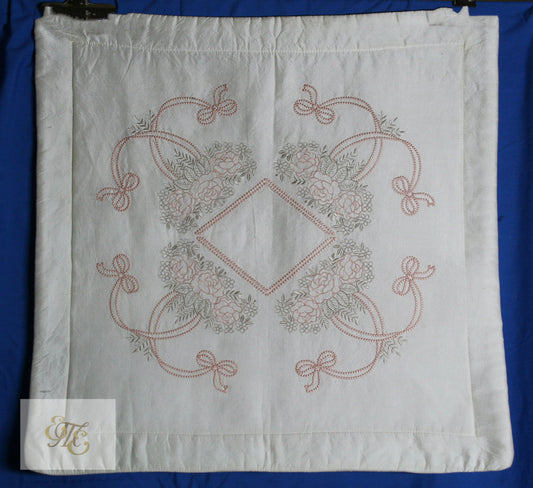 Pillow - Floral Candlewick